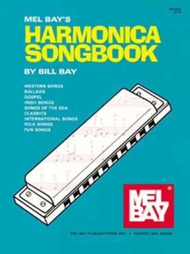 Illustration de HARMONICA SONGBOOK : 121 morceaux de musique irlandaise, western, classique,  gospel...