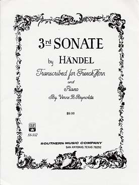 Illustration haendel sonate n° 3 (tr. verne)