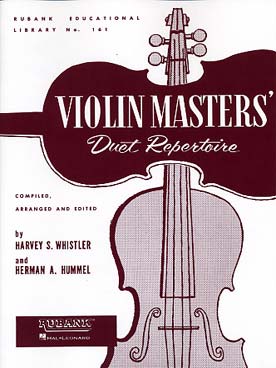 Illustration violin master's duet repertoire