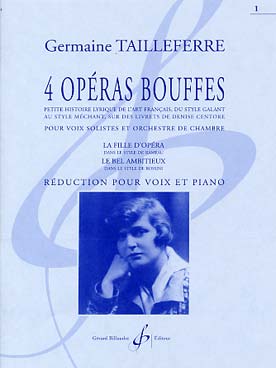 Illustration de 4 Opéras bouffes - Vol. 1 : La fille d'opéra dans le style de Rameau, Le bel ambitieux dans le style de Rossini
