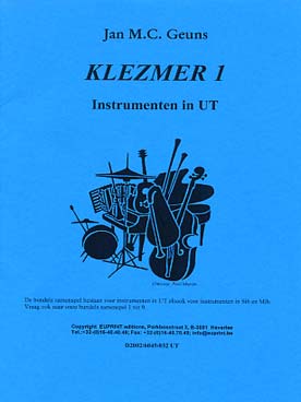 Illustration de KLEZMER 1 pour tous instruments en ut : conducteur avec 2 parties en clé de sol et 1 partie en clé de fa