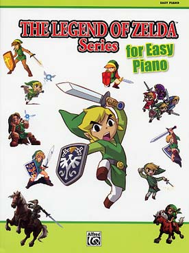 Illustration legend of zelda series piano facile