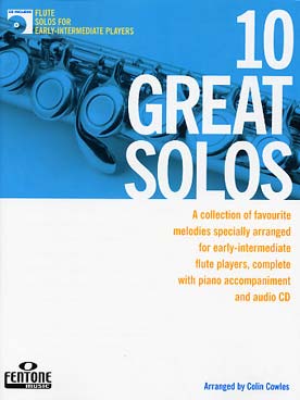 Illustration great solos (10) avec cd flute