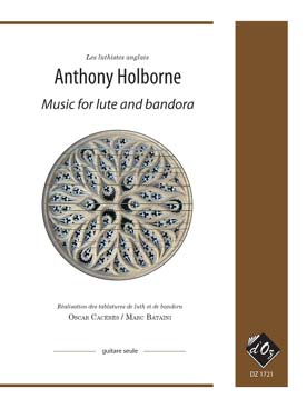 Illustration holborne music for lute and bandora v. 1