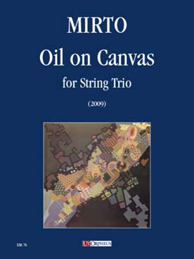 Illustration de Oil on canvas per trio d'archi (violon, violoncelle et alto)