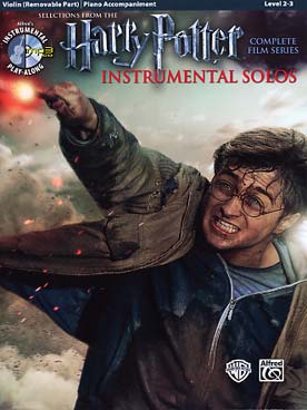 Illustration de HARRY POTTER : 16 extraits des 8 films (musique de John Williams) avec CD play-along