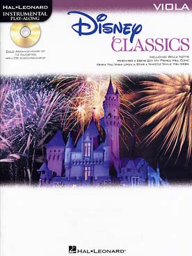 Illustration disney classics avec cd alto