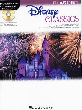 Illustration disney classics avec cd clarinette