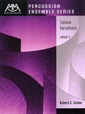Illustration de Timbre variations pour 5 percussions