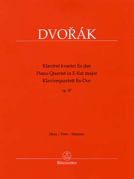 Illustration dvorak quatuor op. 87 en mi b maj