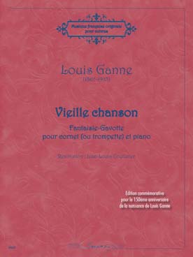 Illustration de Vieille chanson, fantaisie-gavotte pour cornet ou trompette et piano