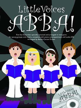 Illustration de LITTLE VOICES ABBA ! pour 2 voix et piano, avec enregistrement en ligne