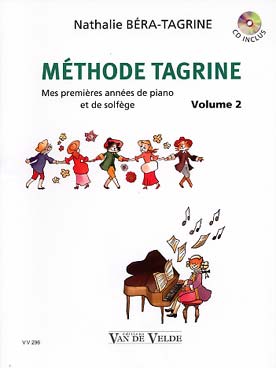 Illustration de Méthode Tagrine : mes premières années de piano et de solfège, avec accès audio - Vol. 2  