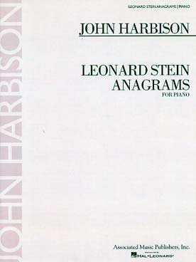Illustration de Leonard Stein anagrams : 13 morceaux inspirés par un anagramme sur le nom du pianiste Leonard Stein