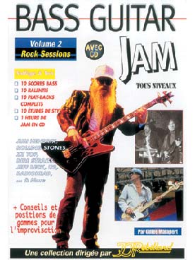 Illustration bass guitar jam vol. 2 : rock