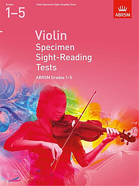Illustration specimen sight reading tests violin 1-5
