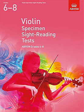 Illustration specimen sight reading tests violin 6-8