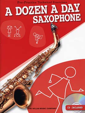 Illustration a dozen a day saxophone avec cd