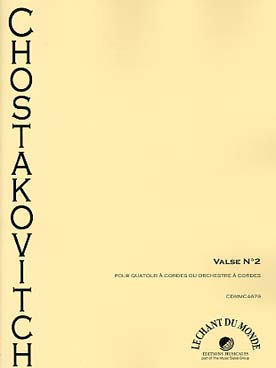 Illustration chostakovitch valse n° 2 suite jazz n° 2