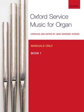 Illustration de OXFORD SERVICE MUSIC FOR ORGAN - Book 1, manuals only