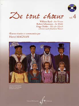 Illustration de De tout chœur avec CD (9 versions pour chaque morceau, de la découverte à la mise en place) - Vol. 4