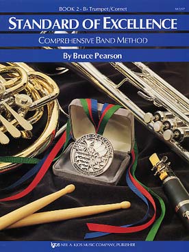 Illustration de Standard of excellence : a comprehensive band method - Book 2 (trompette si b/cornet)