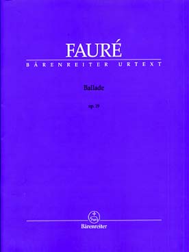 Illustration faure ballade op. 19