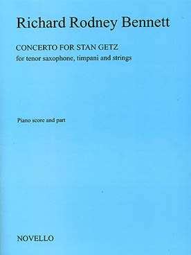 Illustration de Concerto for Stan Getz pour saxophone ténor et piano