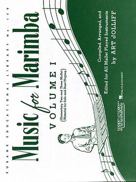 Illustration de Music for marimba - Vol. 1