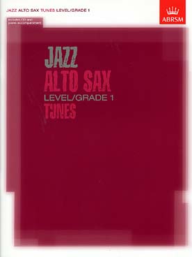 Illustration jazz alto sax tunes avec cd grade 1