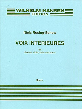 Illustration de Voix intérieures pour clarinette, violon violoncelle et piano (conducteur)