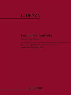 Illustration denza funiculi funicula soprano/tenor