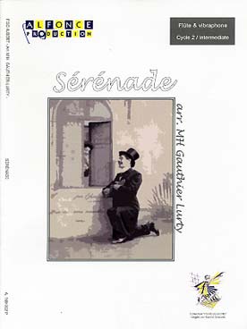 Illustration de Sérénade, tr. Gauthier-Lurty pour flûte et vibraphone