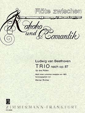 Illustration beethoven trio op. 87