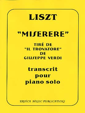 Illustration de Misere du Trovatore de Verdi - version élève (piano)   