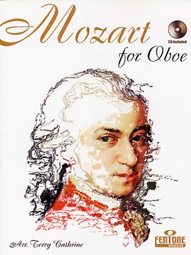 Illustration mozart for oboe avec cd play-along