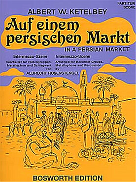 Illustration de Sur un marché persan pour 4 flûtes à bec, vibraphone et percussions