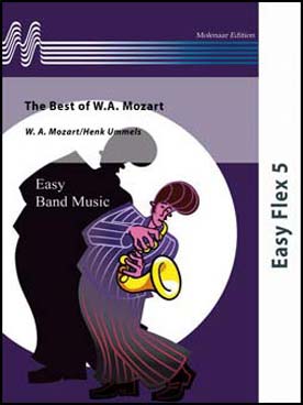 Illustration de The Best of W. A. Mozart pour harmonie junior, 5 parties flexibles avec percussion