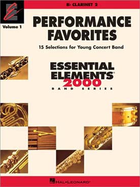 Illustration de PERFORMANCE FAVORITES (tr. Curnow) - Vol. 1 : clarinette 2