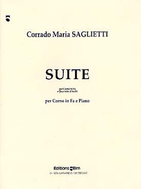 Illustration de Suite pour cor et cordes, réd. piano    