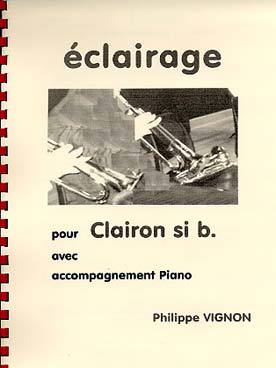 Illustration de Éclairage pour clairon et piano    