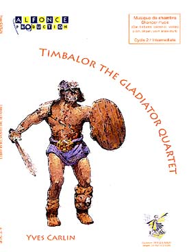 Illustration carlin timbalor the gladiator quartet