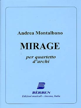 Illustration montalbano mirage pour quatuor a cordes