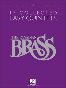 Illustration de 17 COLLECTED EASY QUINTETS - Partie de tuba