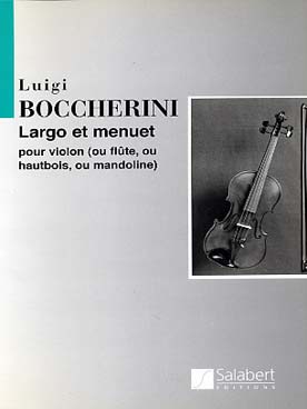 Illustration boccherini largo et menuet