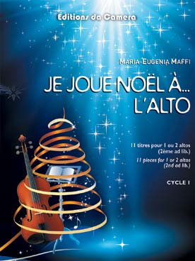 Illustration je joue noel a... l'alto