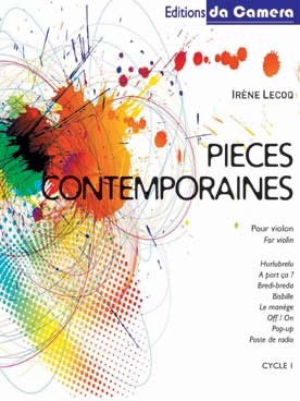 Illustration de Pièces contemporaines pour violon