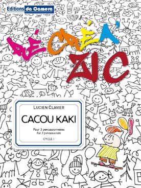 Illustration clavier cacou kaki (3 percussionnistes)