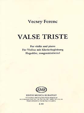 Illustration vecsey valse triste