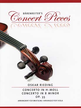 Illustration de Op. 35 : Concerto en si m, tr. en mi min - éd. Bärenreiter, tr. Sassmannshaus